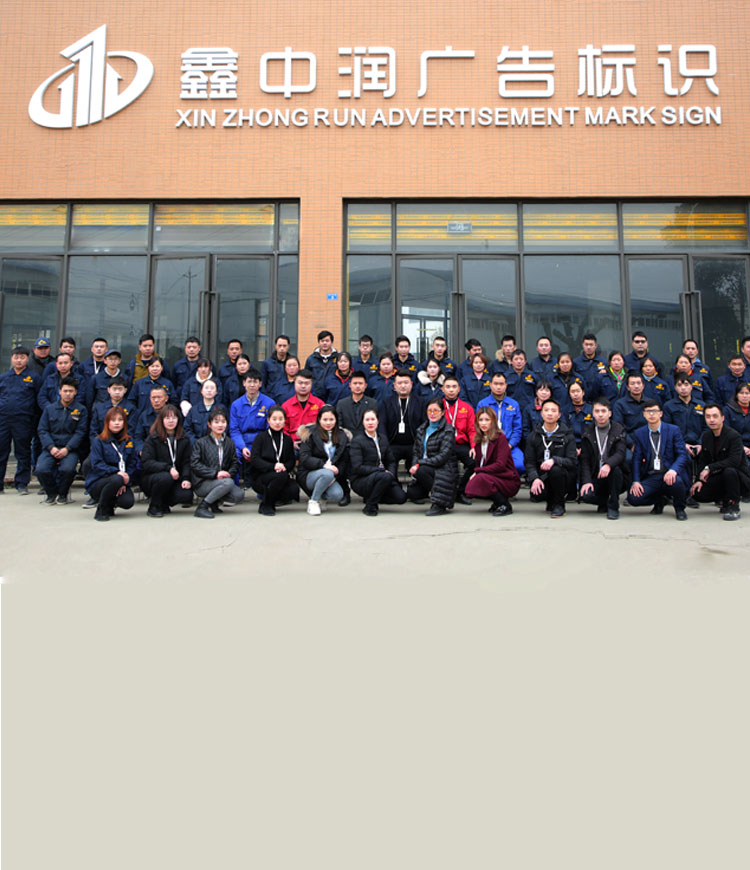 exterior illuminated backlit letter open outdoor solar led sign