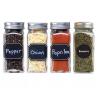 Buy cheap 12pcs 120ml Kitchen Square Spice Jars With Shaker Lids And Airtight Metal Lids from wholesalers