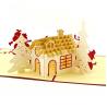 Buy cheap Laser Cut 3D Christmas Tree Card Stereoscopic Paper Material CMYK Color ODM OEM from wholesalers