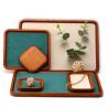 Buy cheap Multi Color Lining Solid Wood Jewelry Display Tray For Ring Bracelet Pendant Exhibition from wholesalers