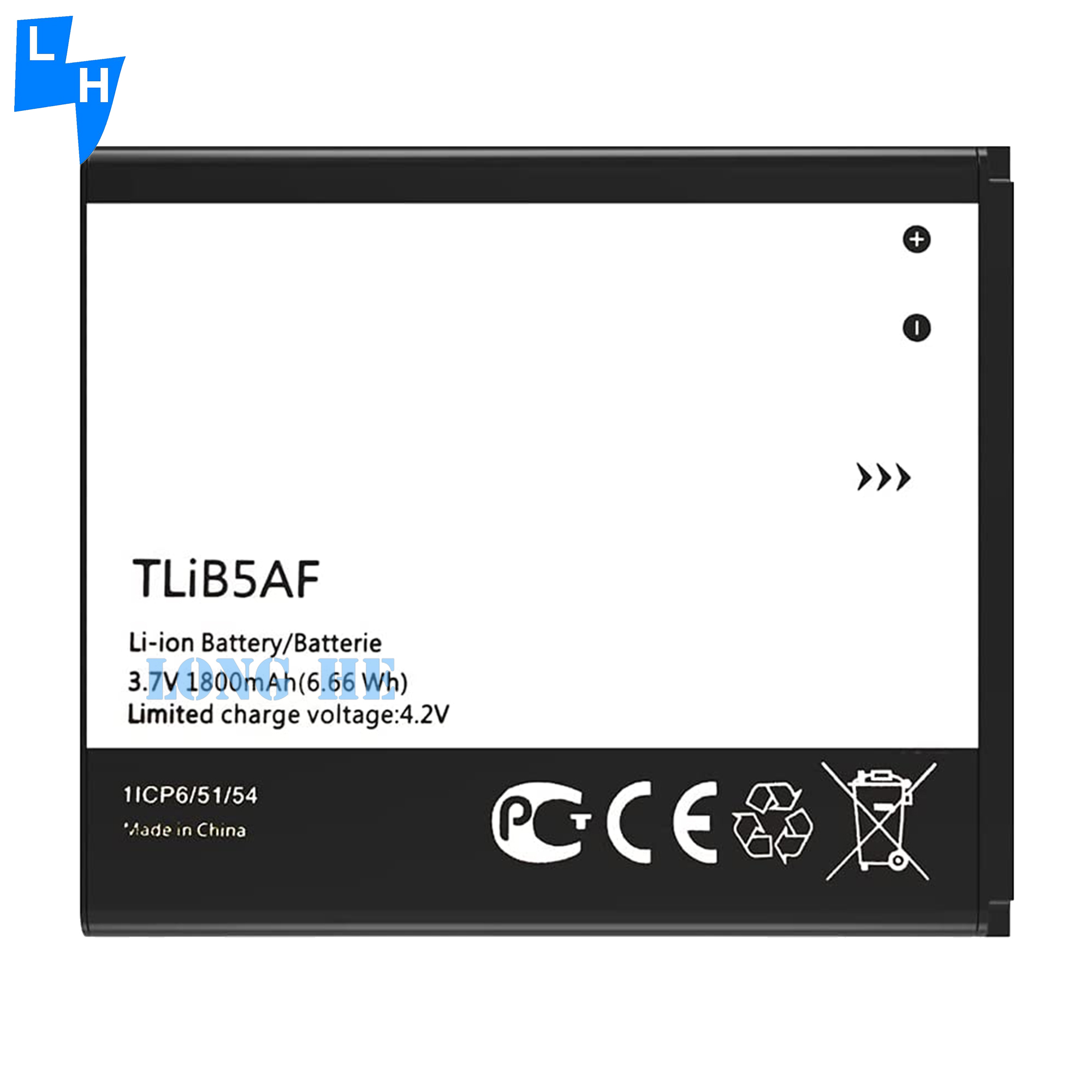 Alcatel One Touch Pop C5 OT5036 OT5036D TCL S800 1800MAH TLIB5AF Lithium Ion Battery