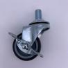 Buy cheap TPR Tread Plain Bearing Caster Wheels With Brake 1.5 Inch Grey Swivel from wholesalers