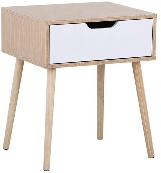 Buy cheap Contemporary Veneer Small Timber Bedside Table 12 inch nightstand from wholesalers