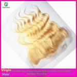 7A malaysian virgin hair lace frontal 13''x4'' ,613# color body wave hair lace