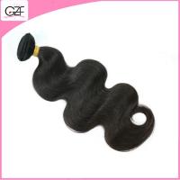 Buy cheap Double Weft Guangzhou Virgin Brazilian Hair Body Wave 100grams Virgin Brazilian product