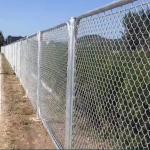 Hdg 50g/M2 Metal Galvanized Chain Link Fence For Railway Highway