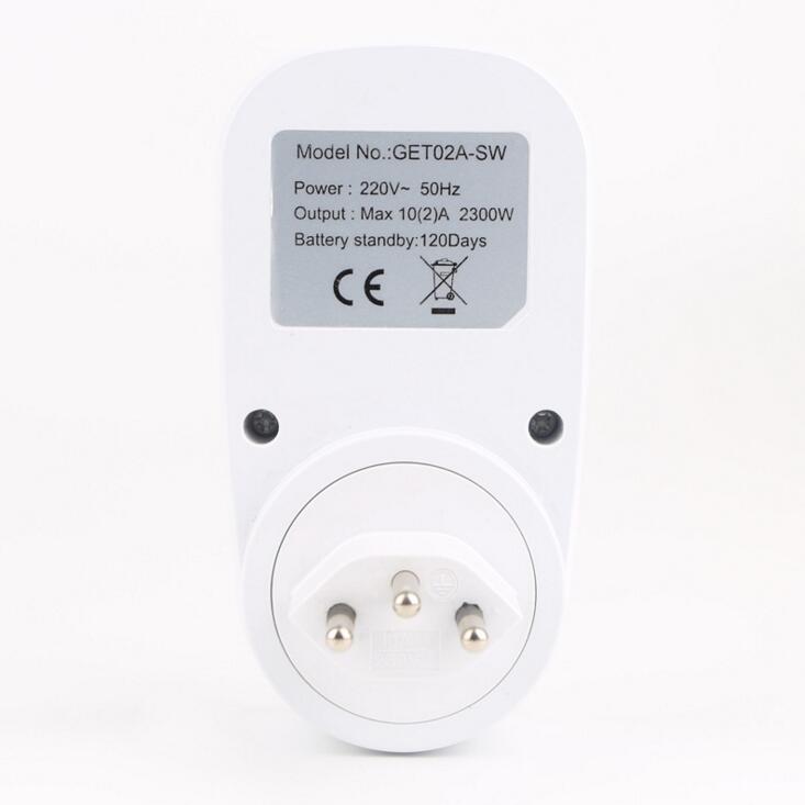 Brazilian Plug Digital Timer Switch Socket Plug-In Style LCD Smart