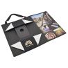 Buy cheap Black Flat Foldable Wine Bottle Packaging Box with UV Finish from wholesalers