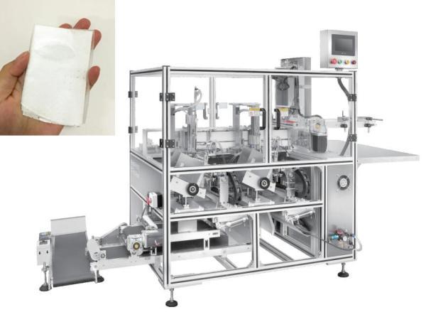 Buy cheap Cosmetic Beauty 1.2Kw Facial Mask Folding Machine from wholesalers