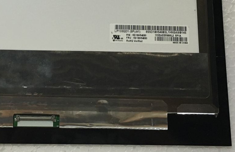 13.3" 3200×1800 Industrial TFT Display 226PPI 300cd/M2 LP133QD1-SPA1