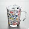 Buy cheap Cartoon Crystal Drinking Glass With Lid And Silicate Straw from wholesalers