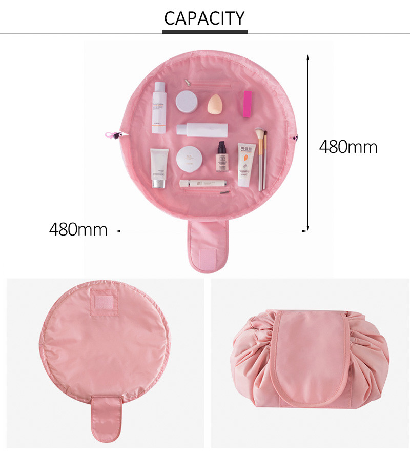 Custom Best Selling Chinese Foldable Drawstring Cosmetic Organizer Bag