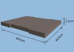 Pebbles Drain Cover Cement Walkway Mold , Concrete Tile Molds PP Material
