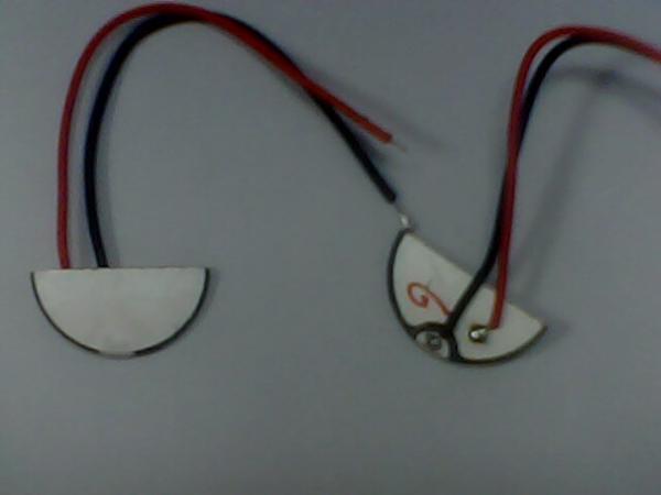 Buy cheap Half Moon Piezoelectric Ceramic Discs from wholesalers