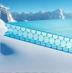 10mm Twinwall UV Blocked Greenhouse Transparent Polycarbonate Honeycomb Sheet
