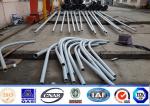 6m 12m 20m Single Arm Street Light Poles For Road Lighting
