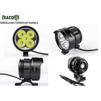 Buy cheap 12000mah Rechargeable Cycle Led Light , 50W Bike Front Led Light product