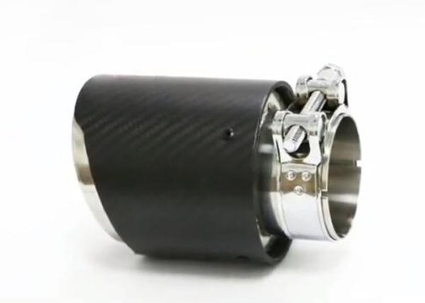 Buy cheap Matte Black Carbon Fiber 89mm 101mm Outlet Exhaust Muffler Tip from wholesalers
