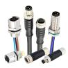Buy cheap IP67 M12 M8 3 4 5 6 12 17 PIN Panel mount soldering type PCB waterproof Male to Female connector from wholesalers