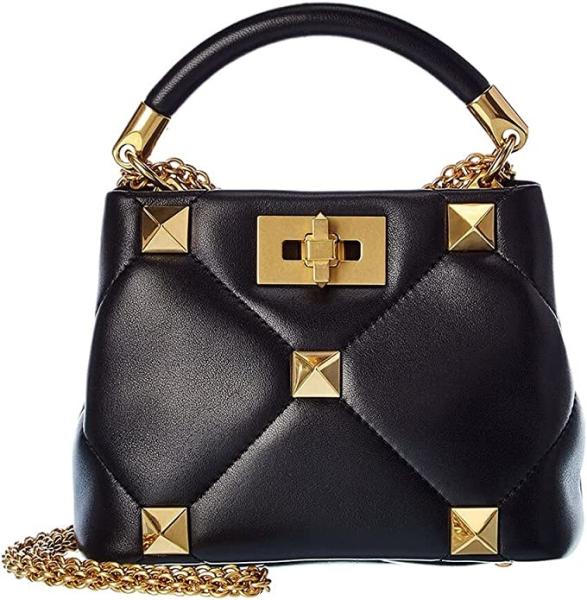 Buy cheap Twist Lock Valentino Roman Stud Luxury Brand Handbags Leather Lining from wholesalers
