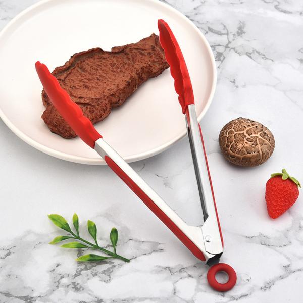 Buy cheap Silicone Kitchen Tongs With Silicone Tips Set Of 3 Heat Resistant Tongs Tools For Serving Food 7 Inch 9 Inch 12 Inch from wholesalers