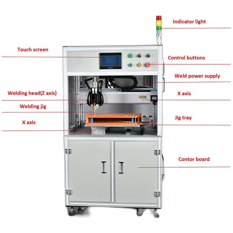 5kA Lithium Battery Spot Welding Machine , 26650 Lipo Spot Welder