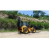Buy cheap 4 Wheels Steering 388H Backhoe Loader with Split Bucket in Jamaica from wholesalers