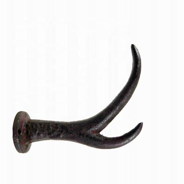 Buy cheap Deer Antler Cast Iron Wall Hooks Cast Iron Crafts Rust from wholesalers