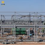 Durable Modern Steel Structure Building Construction With Bolt Connection