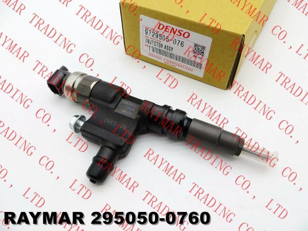 Buy cheap DENSO Genuine common rail injector 295050-0760 for HINO N04C 23670-E0250, 23670-E0380, 23670-E9260, 23670E9260 from wholesalers