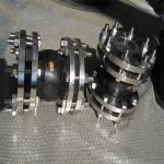 Stainless Steel Opposite Flange Rubber Expansion Joints for -15C-80C Temperature