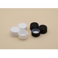 Buy cheap High Reliability Plastic Screw Caps White / Black Color Gasket Inside product