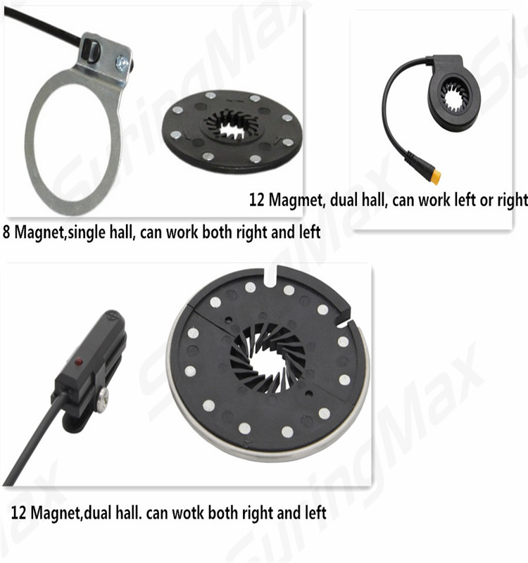 36v 500w big power rear brushless hub motor
