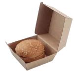 Burger Packaging Square Disposable To Go Boxes Microwave Paper Box Eco Friendly