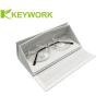 Buy cheap Multifunctional Tri Fold PU Leather Metal Reading Optical Glasses Case Resit Compression from wholesalers