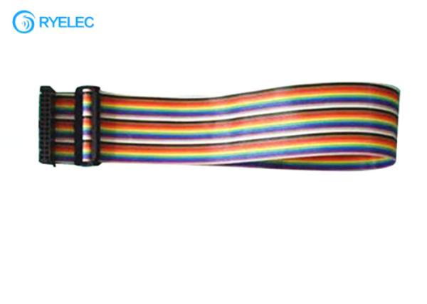 UL20012 28AWG Rainbow Ribbon Cable 30 Pin IDC 2.54*2.54 TO 30 Pin IDC 2.54*2.54
