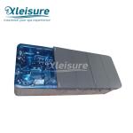 Commercial PVC 7 Foot Hot Tub Cover / Hot Tub And Spa Covers Dark Grey Color