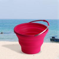 Buy cheap Virson Wholesale Outdoor Folding Buckets Washing Basin Portable Water Bucket product