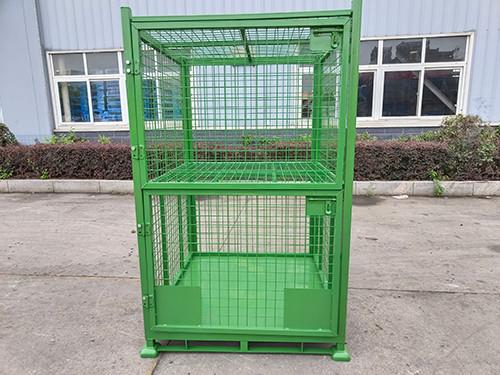 Buy cheap Wire Mesh Steel Pallet Cages Heavy Duty Metal Material Cages from wholesalers
