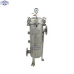 Stainless Steel Bag Filter Housing with Strong Dirt Holding Capacity and Energy