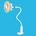 Sunflower clip fan Flexible tube clip rechargeable portable mini fan on clip