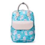 Animal Prints Polyester Rucksack Changing Travel Diaper Bags 27*15*42cm