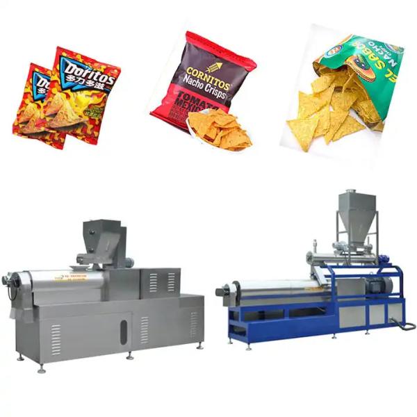 Buy cheap 380v Full Automatic Fried Bugles Chips Snack Food Making Machine for Food Large Scale from wholesalers