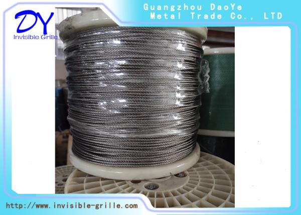 Buy cheap Teflon 316 Stainless Steel Wire 2.0mm Invisible Security Grille from wholesalers