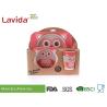 Buy cheap Adorable Cartoon Owl Bamboo Disposable Dinnerware Smooth Surface For Childrens from wholesalers