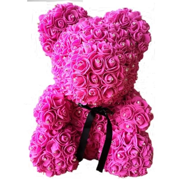 Crazy selling gift foam rose teddy bear Factory Price Artificial Flower Gaint