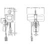 Buy cheap Energy-saving Motor Solid Chain Bucket Electric Chain Hoists For Heavy Duty Industry from wholesalers