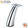 Buy cheap 120mm high slanted hot sale furniture legs glossy shiny iron sofa legs SL-070 from wholesalers