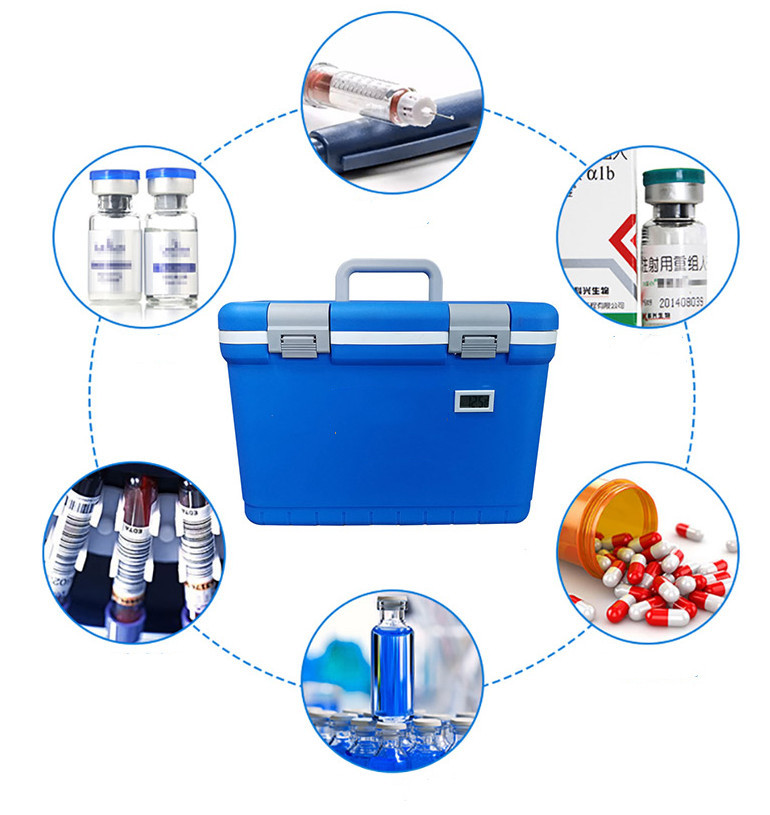 12L Portable Medicine Cooler UN2814 With Biosafety Features