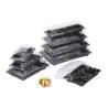 Buy cheap Clear Plastic Blister Thermoforming Rectangular Sushi Box Container Custom Food Grade from wholesalers